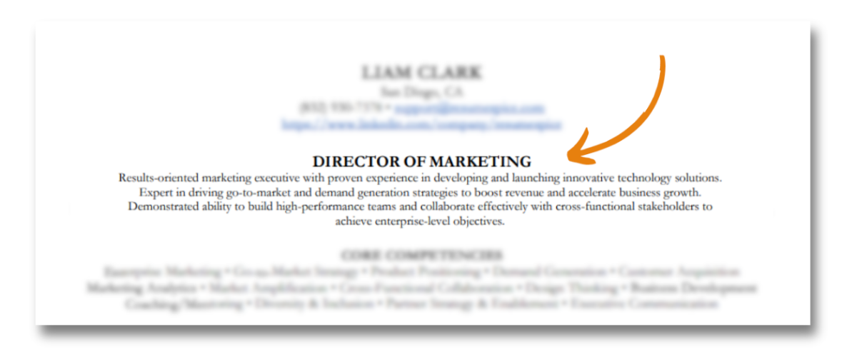 Writing a Compelling Branding Statement for Your Marketing Resume