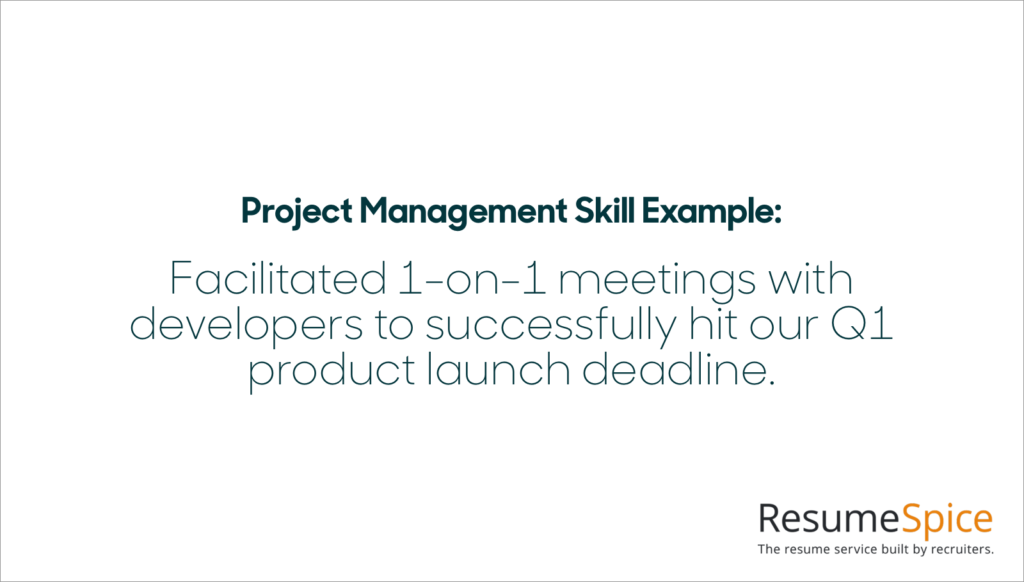 Project Management Skills