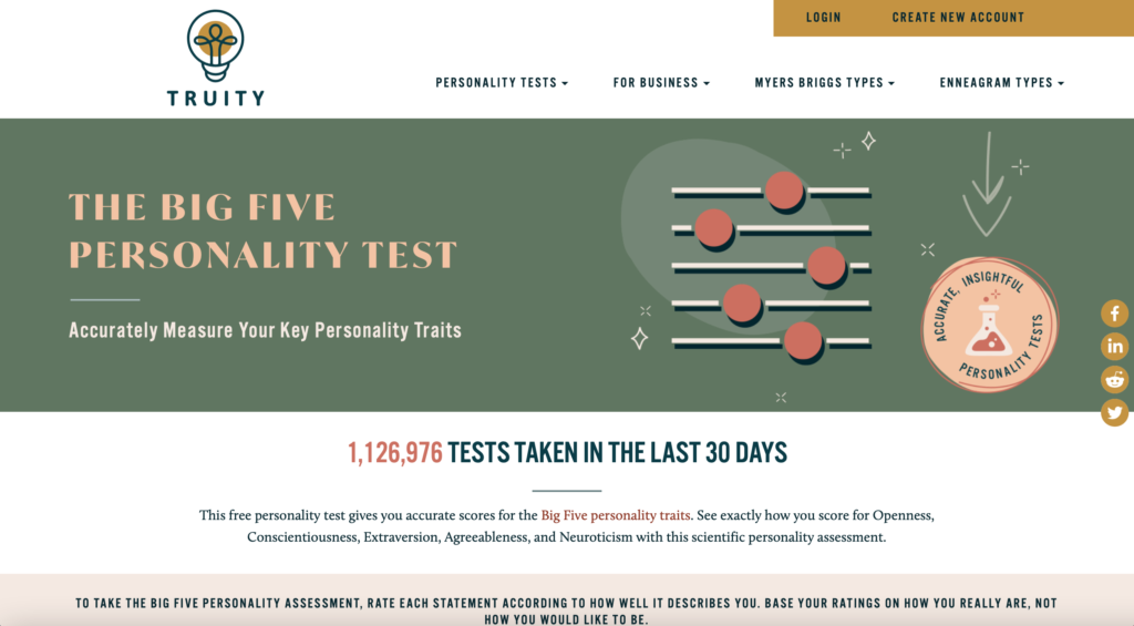 the Big Five Personality Test